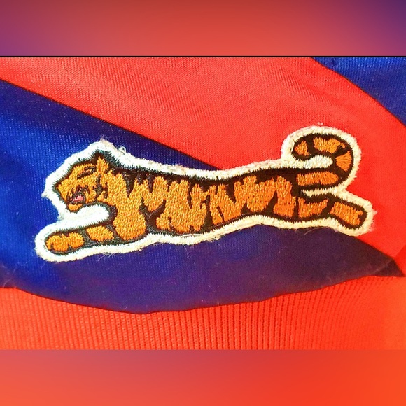 Le Tigre Abington Tracksuit Joggers Sweatpants Pants Navy Red (Pants Only) - Picture 7 of 11